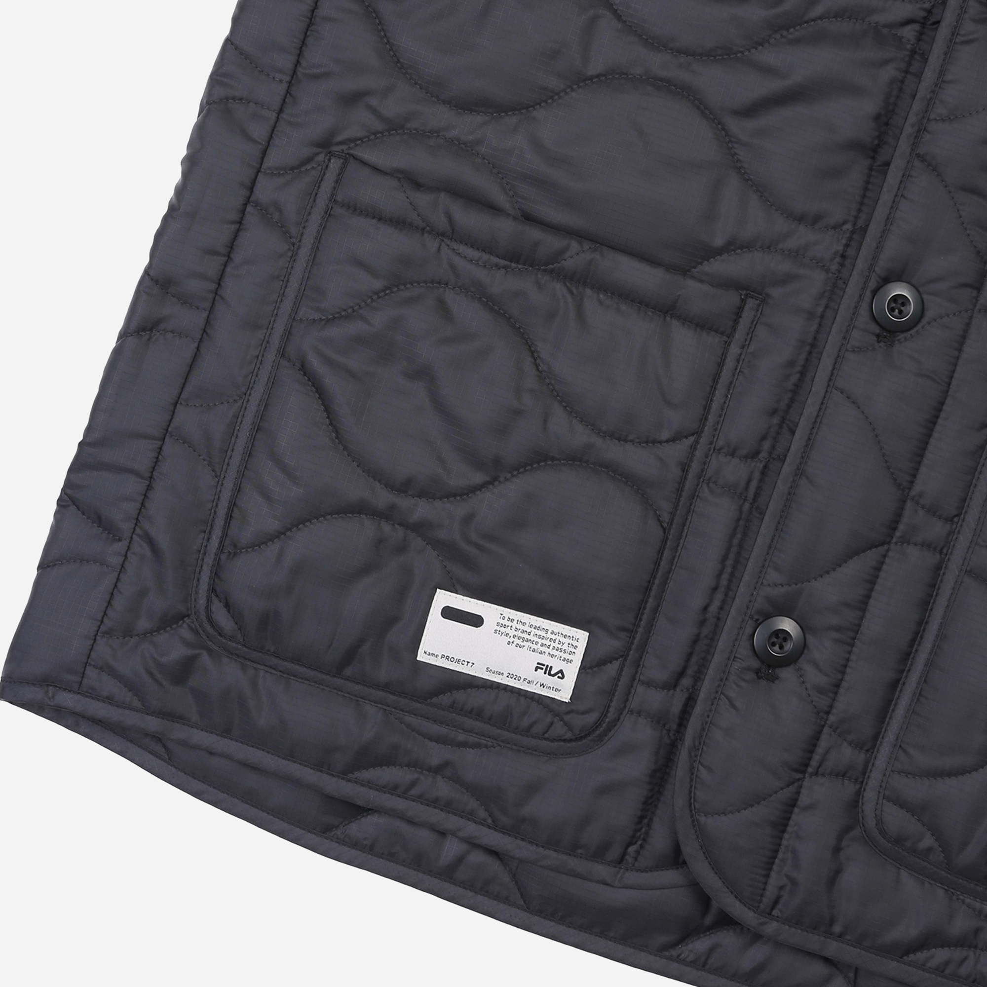 Куртки FILA Куртка FILA x BTS FS2JKC4B03XFLA-BLK, цвет черный, размер 46 - фото 4