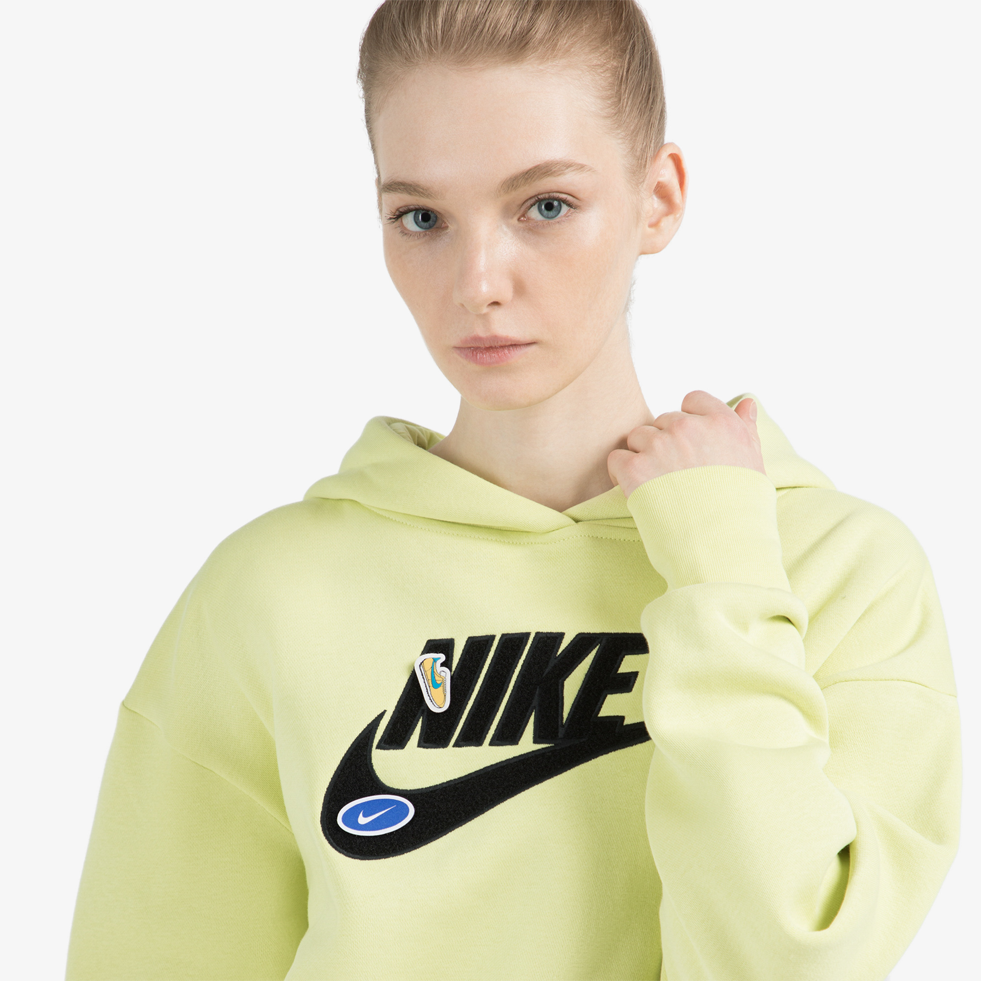 Джемперы Nike Nike Sportswear CJ2034N06-367, цвет желтый, размер 46-48 CJ2034-367 - фото 4