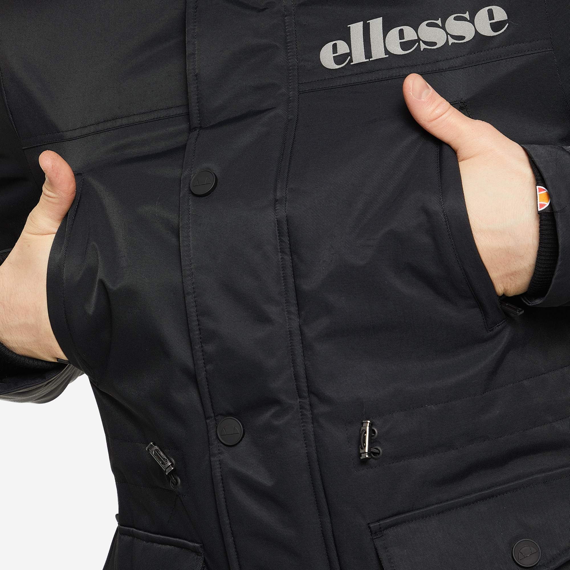 Куртки Ellesse Ellesse Mazzo SHG09740E0V-BLACK, цвет черный, размер 50-52 Нет - фото 7