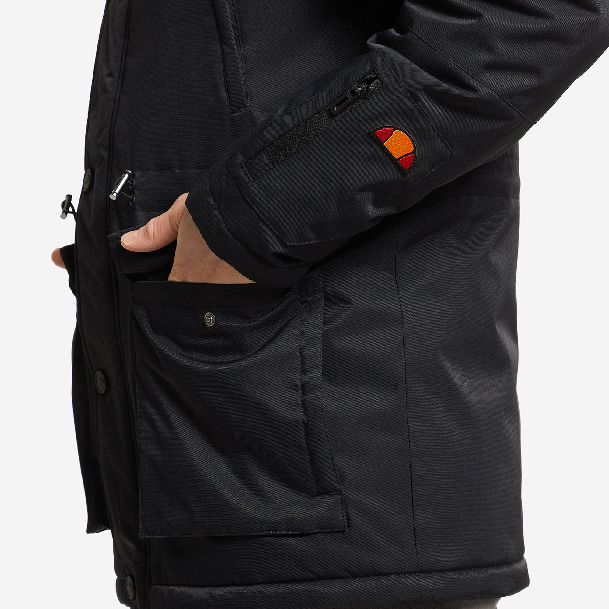 Куртки Ellesse Ellesse Mazzo SHG09740E0V-BLACK, цвет черный, размер 50-52 Нет - фото 5