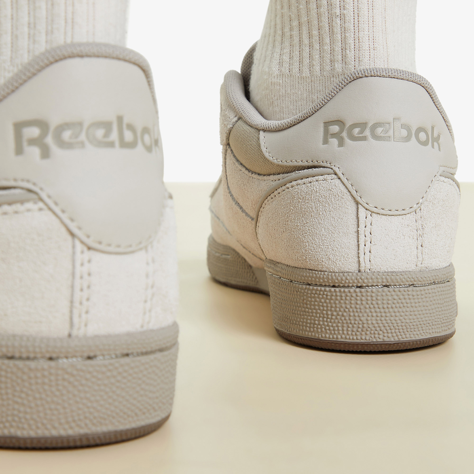 Женские кеды Reebok Club C Bulc, Бежевый Вид№9