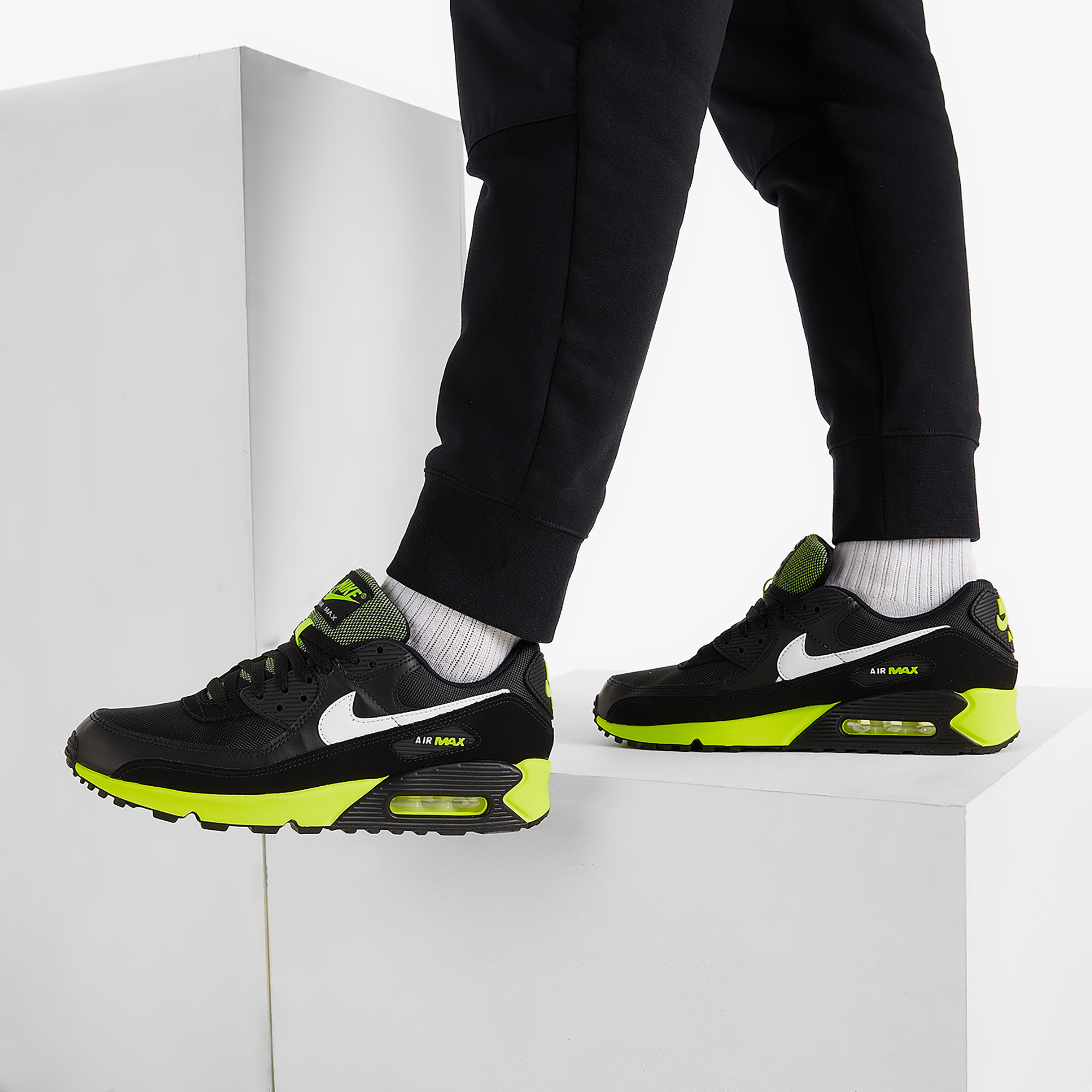 Кроссовки Nike Nike Air Max 90 DB3915N06-001, цвет черный, размер 43 - фото 7