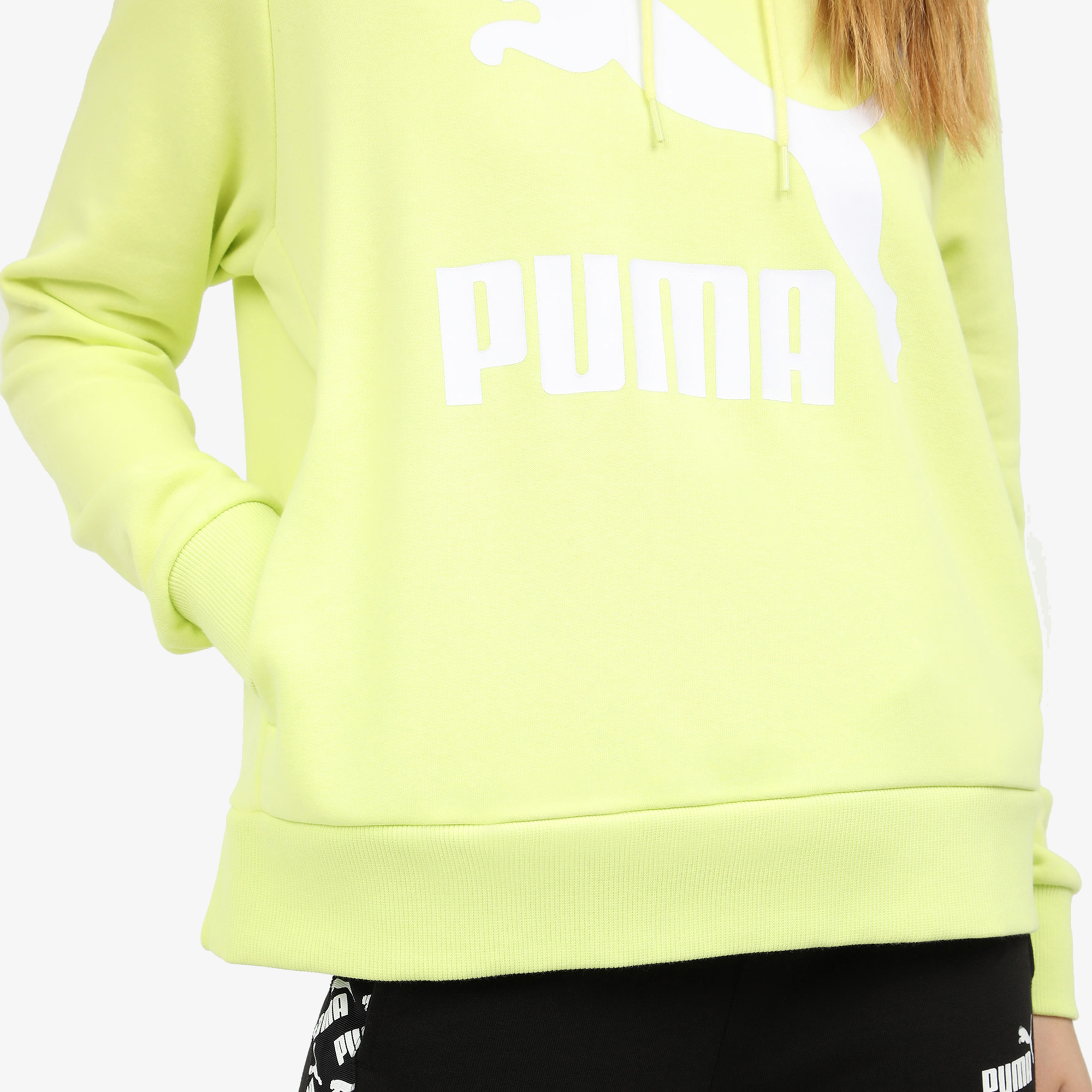 Джемперы PUMA PUMA Classics Logo 595201P0P-31, цвет желтый, размер 46-48 CS20000478 - фото 4
