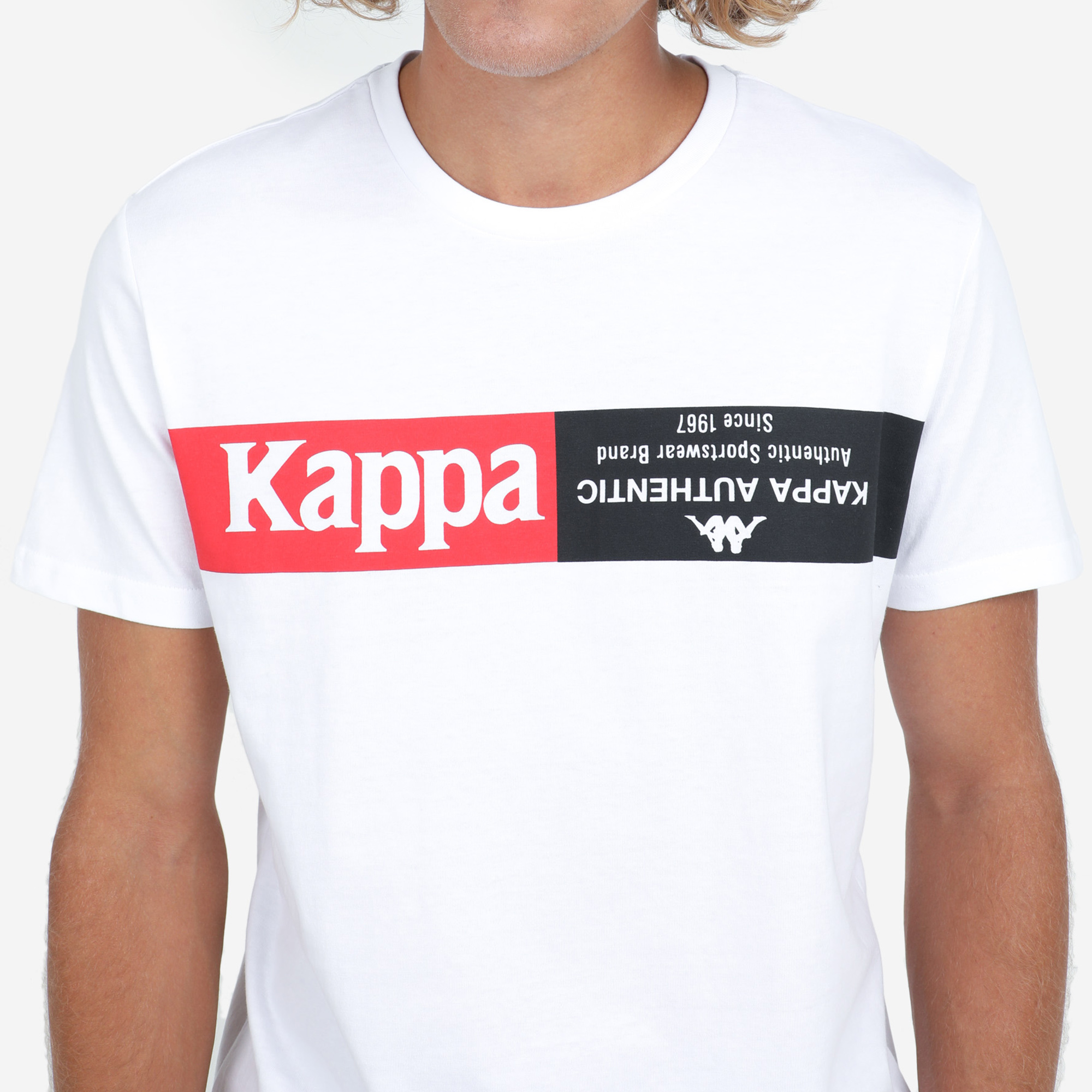 Футболки Kappa Футболка Kappa 104649KAP-00, цвет белый, размер 48 CA21001855 - фото 4