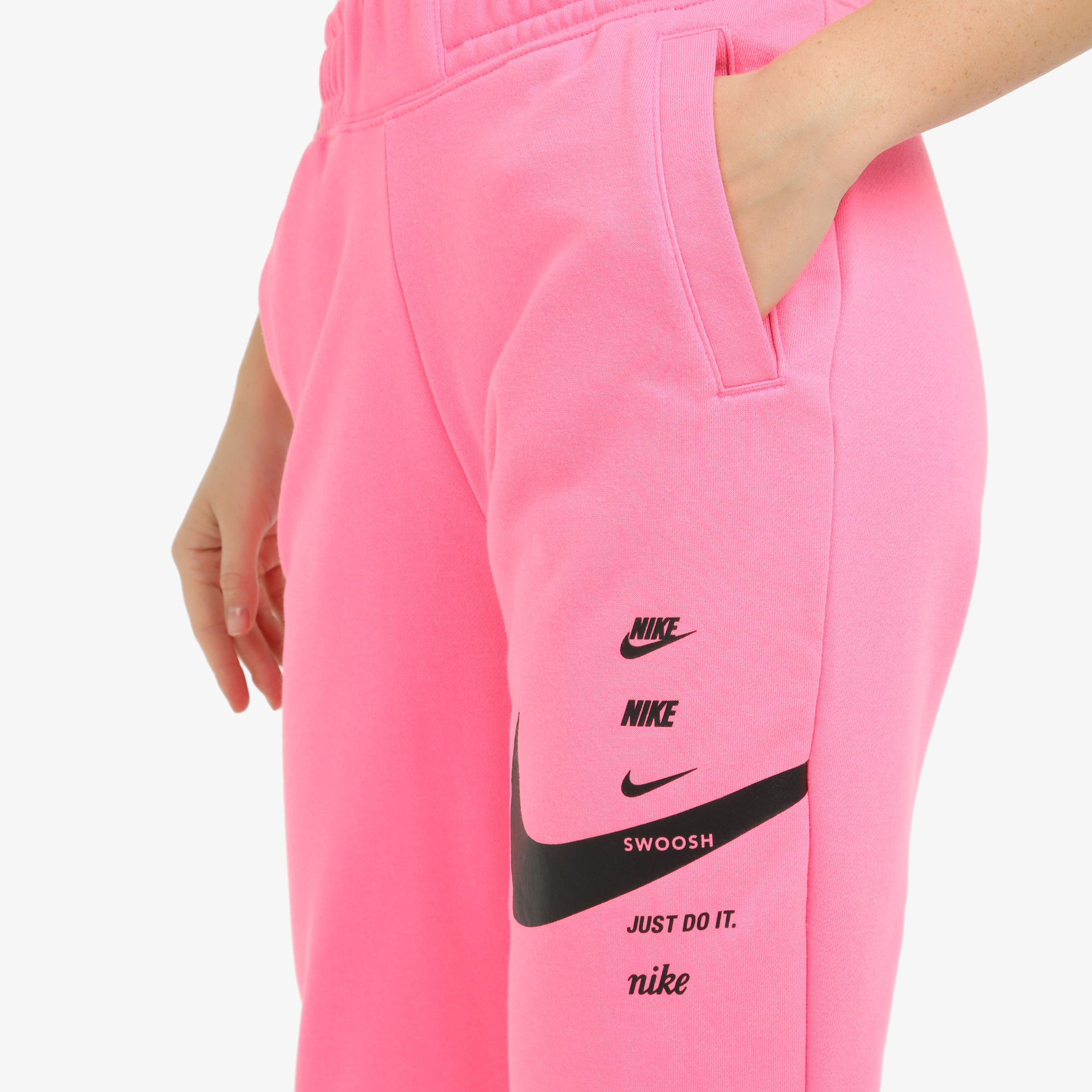 Брюки Nike Nike Sportswear Swoosh CU5631N06-607, цвет розовый, размер 42-44 - фото 4