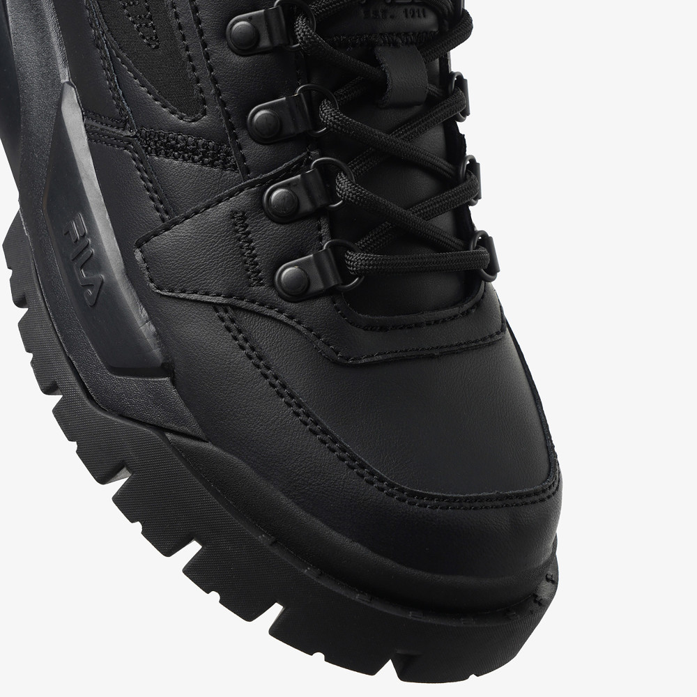 All black cheap fila high tops