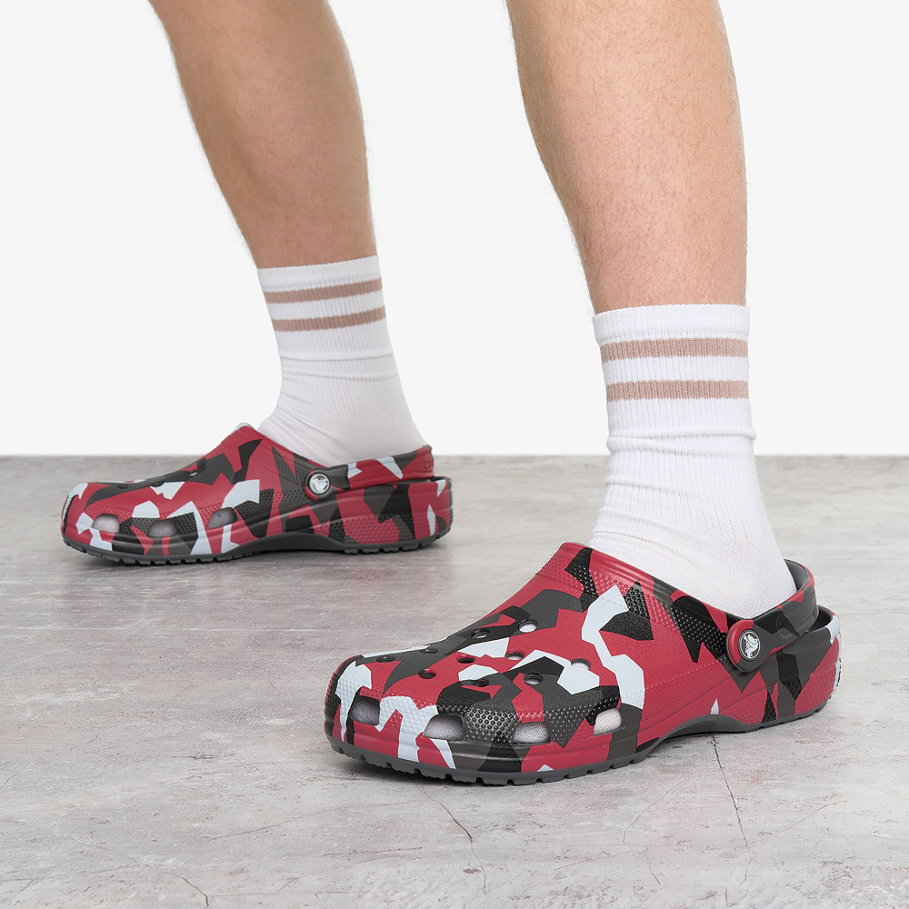 Мужские сабо Crocs Geo Camo - фото 8
