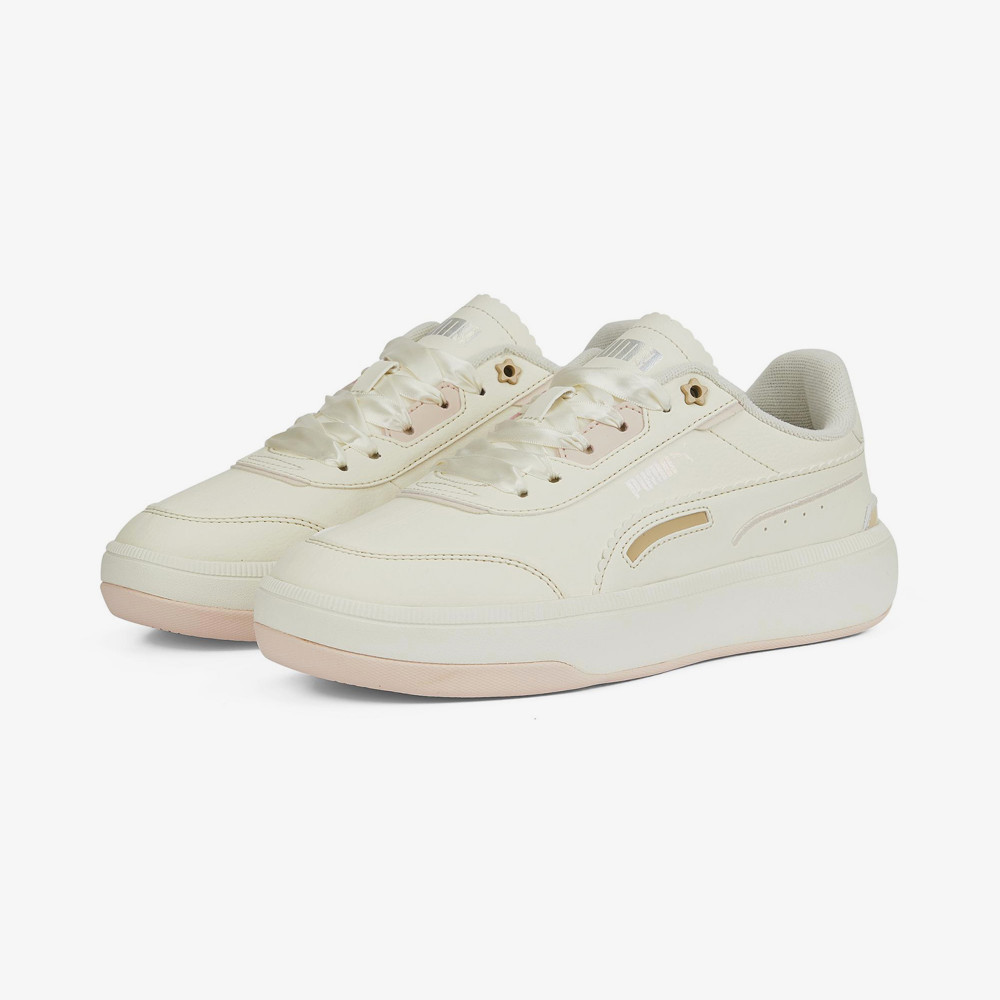 Puma court breaker sale bold white sneakers