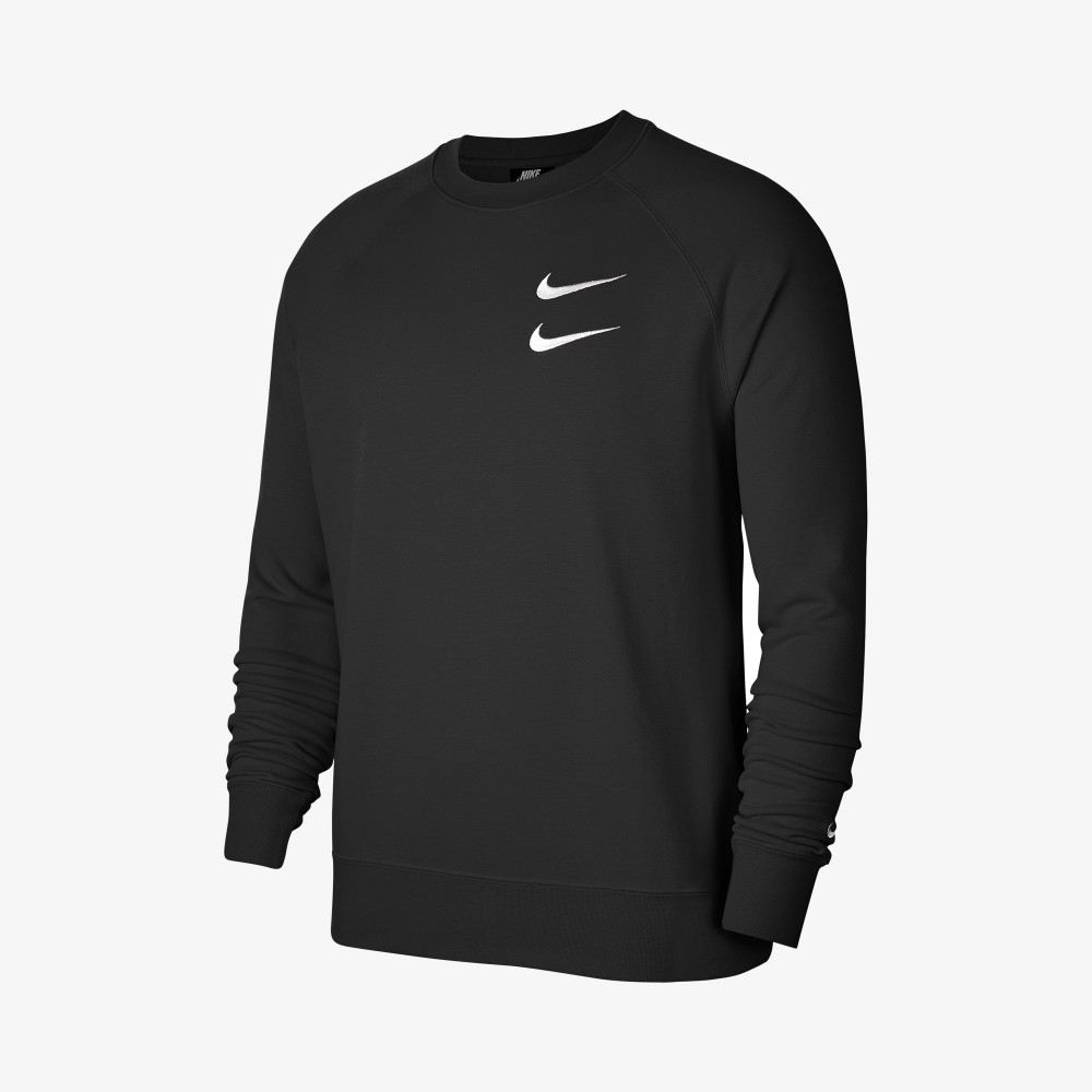 Nike double swoosh discount noir