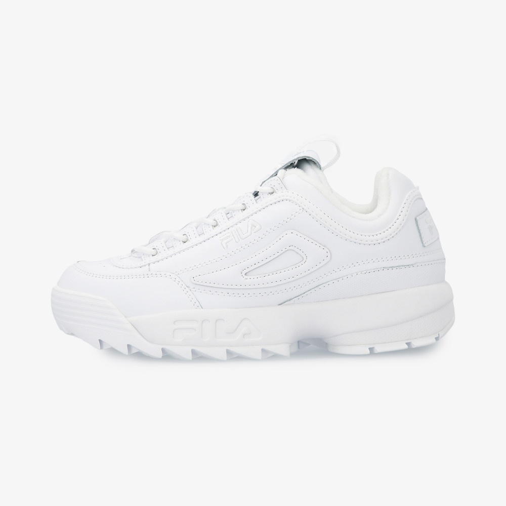 All white store fila disruptor