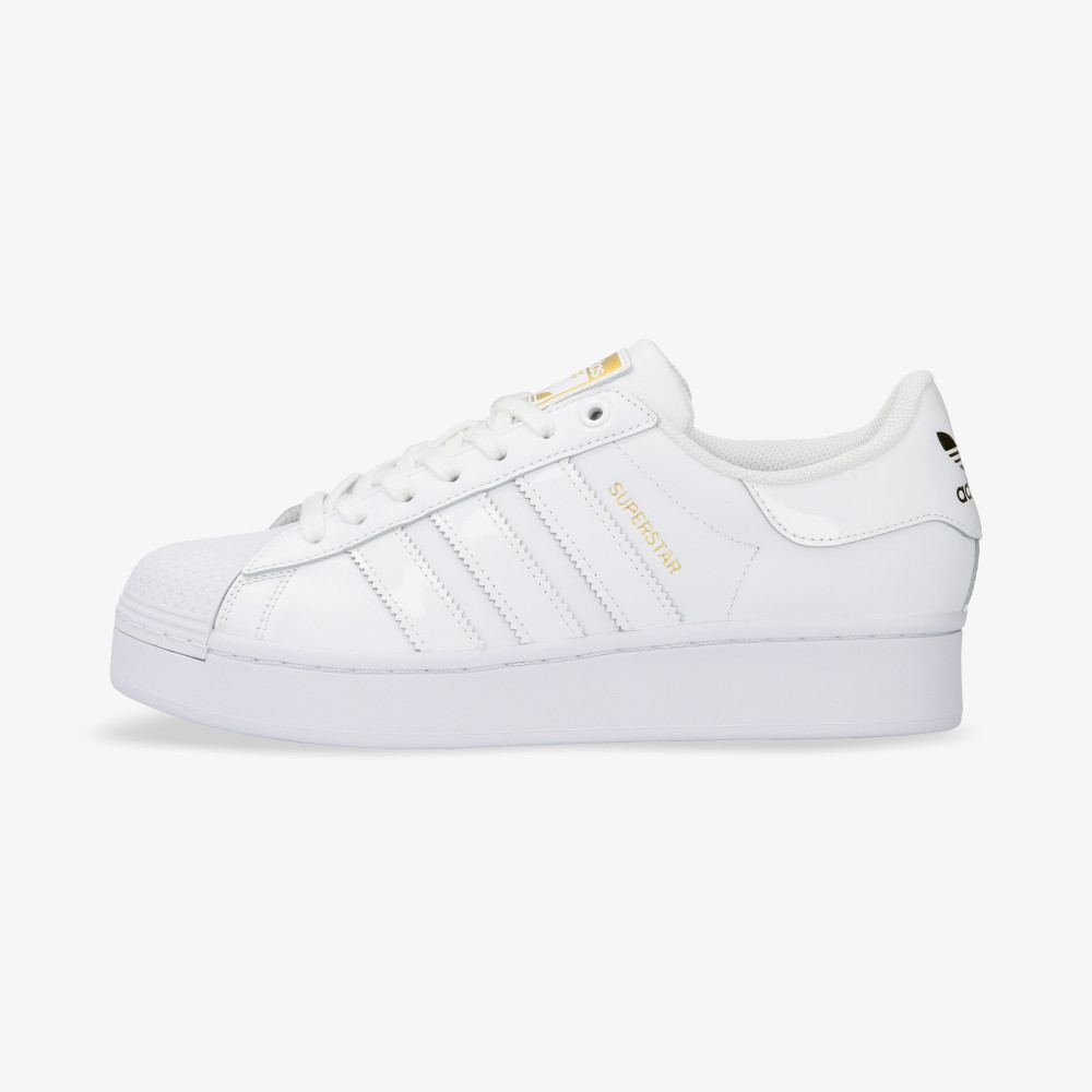 Adidas superstar sales bold white