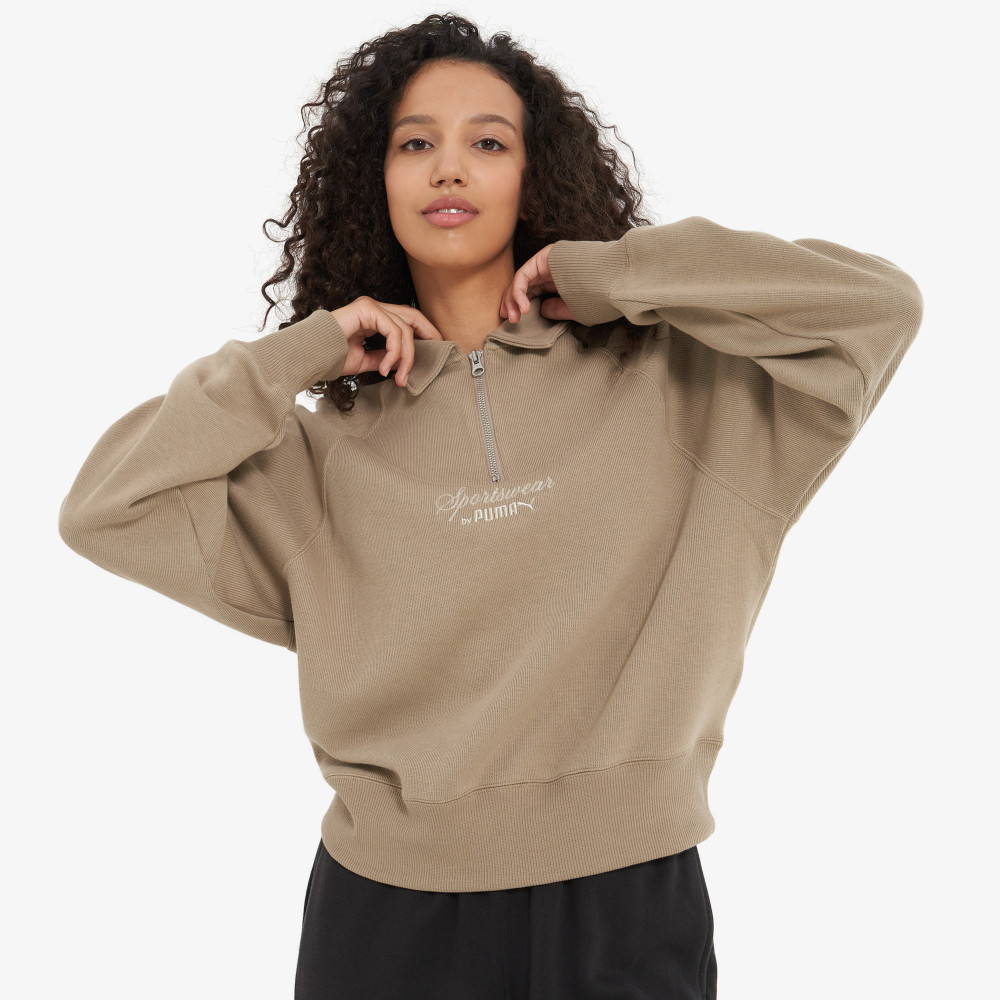 Женский свитшот PUMA Classics + - фото 1