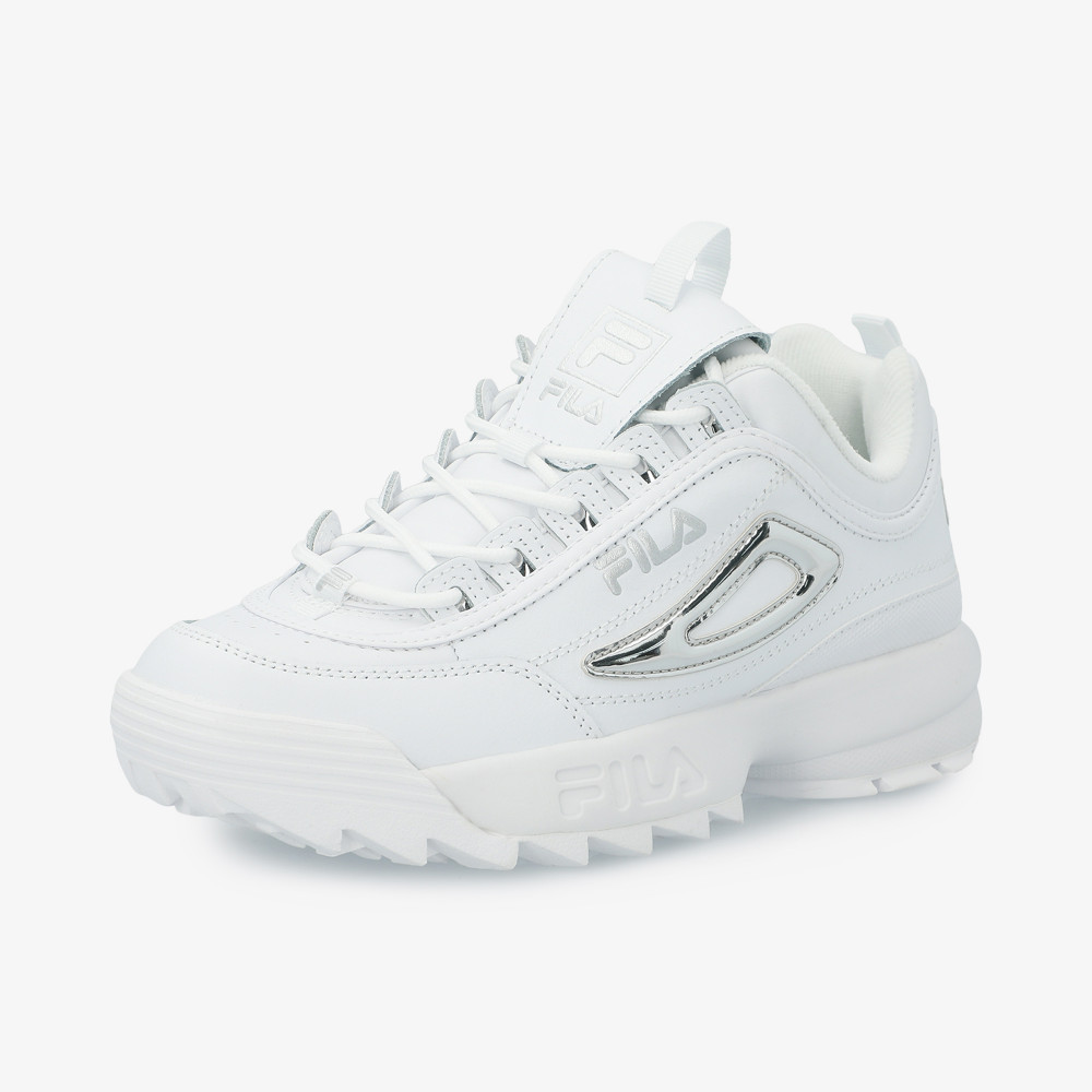 Fila disruptor 2 sales metallic silver