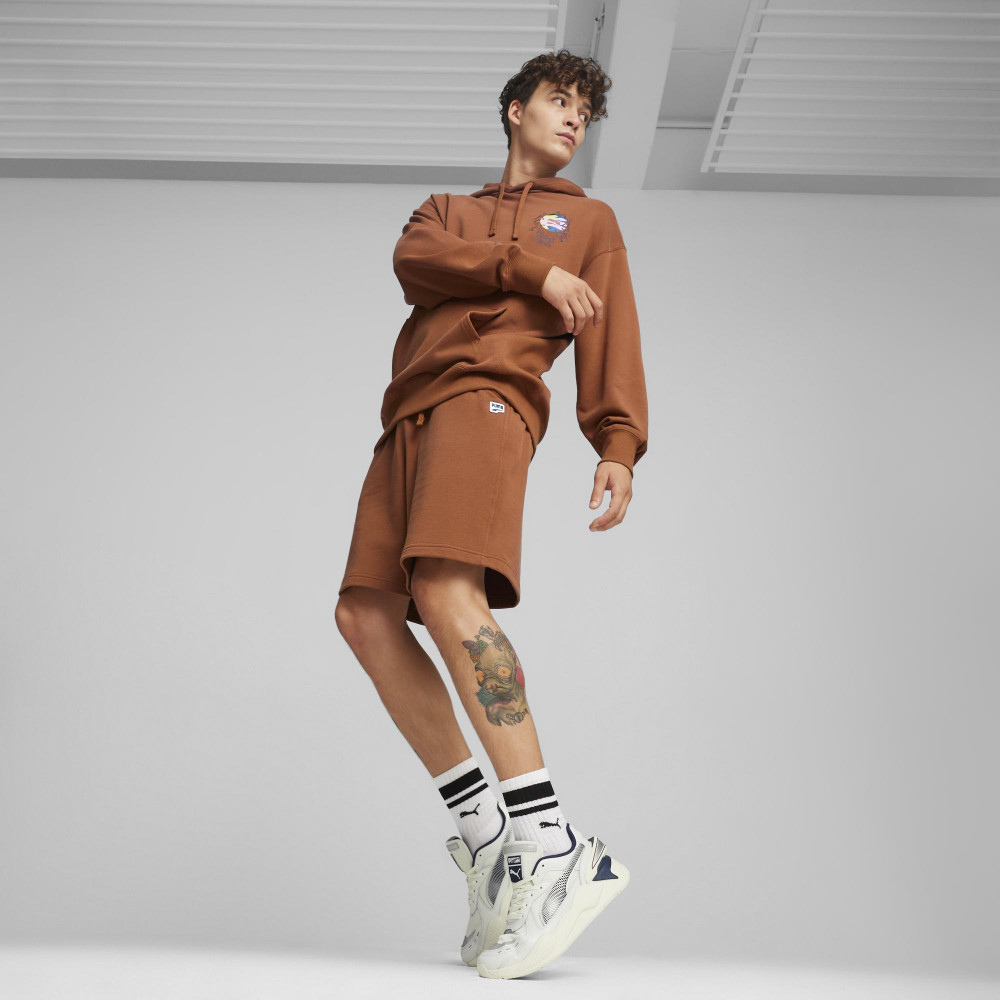 Мужская флисовая толстовка PUMA Downtown Graphic - фото 5