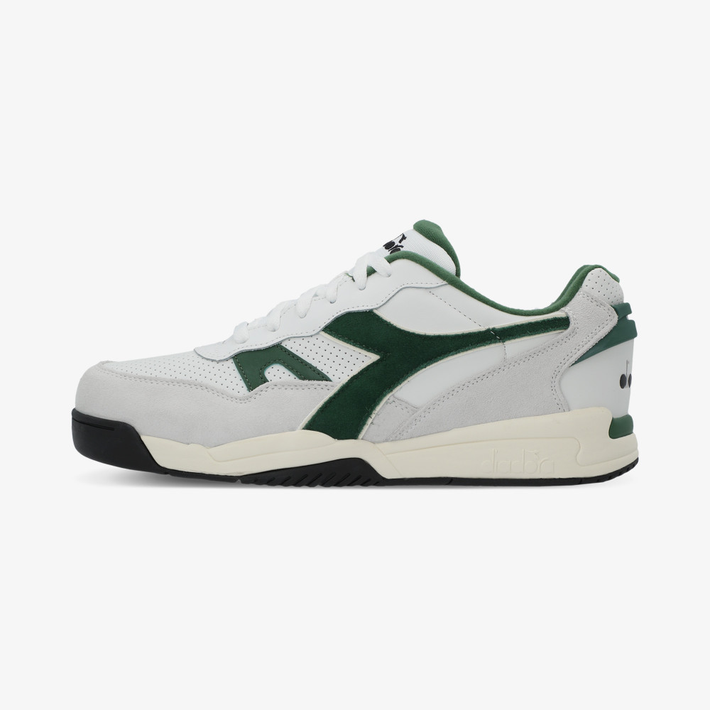 Diadora white green on sale