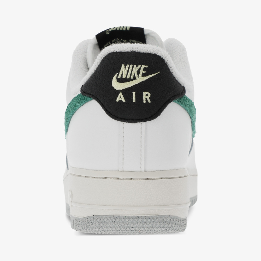 Nike air force on sale 1 white green swoosh