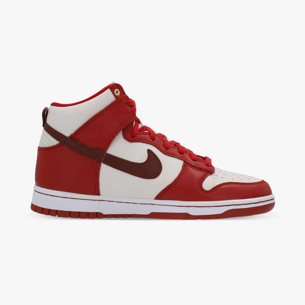 Nike dunks 2025 high tops red