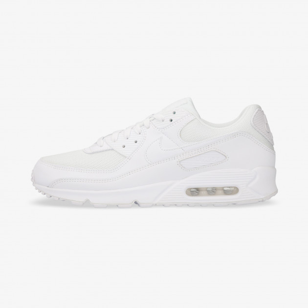 white and silver air max 90
