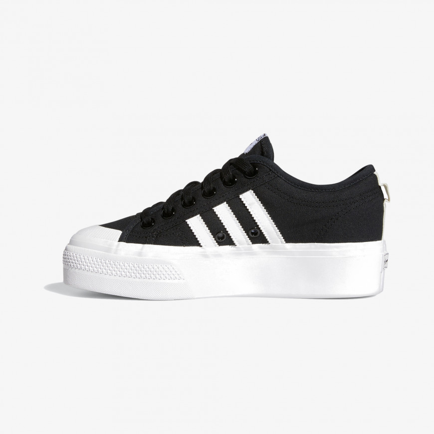 adidas black platform