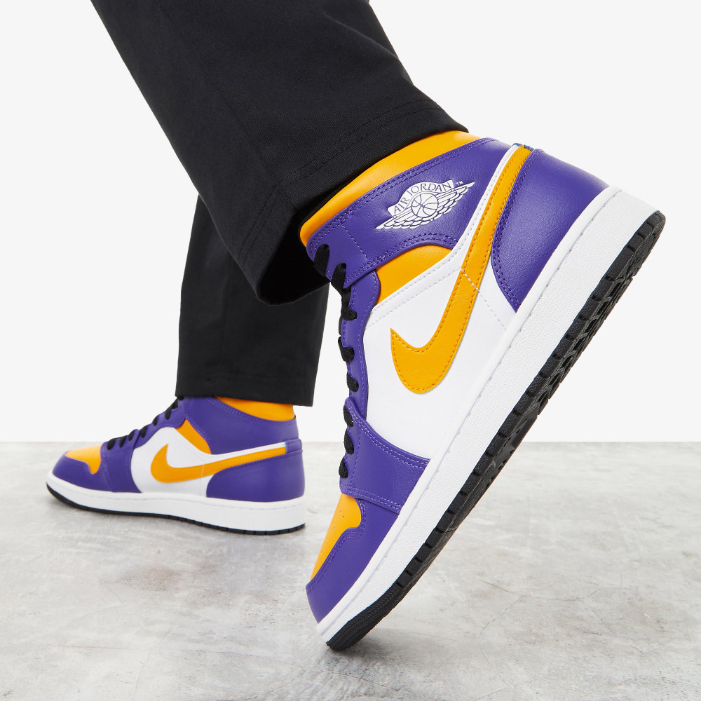 Мужские кеды Nike Air Jordan 1 Mid - фото 7
