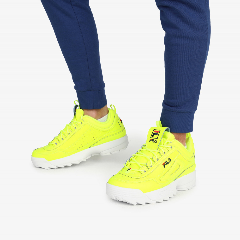 Fila disruptor store fluo yellow