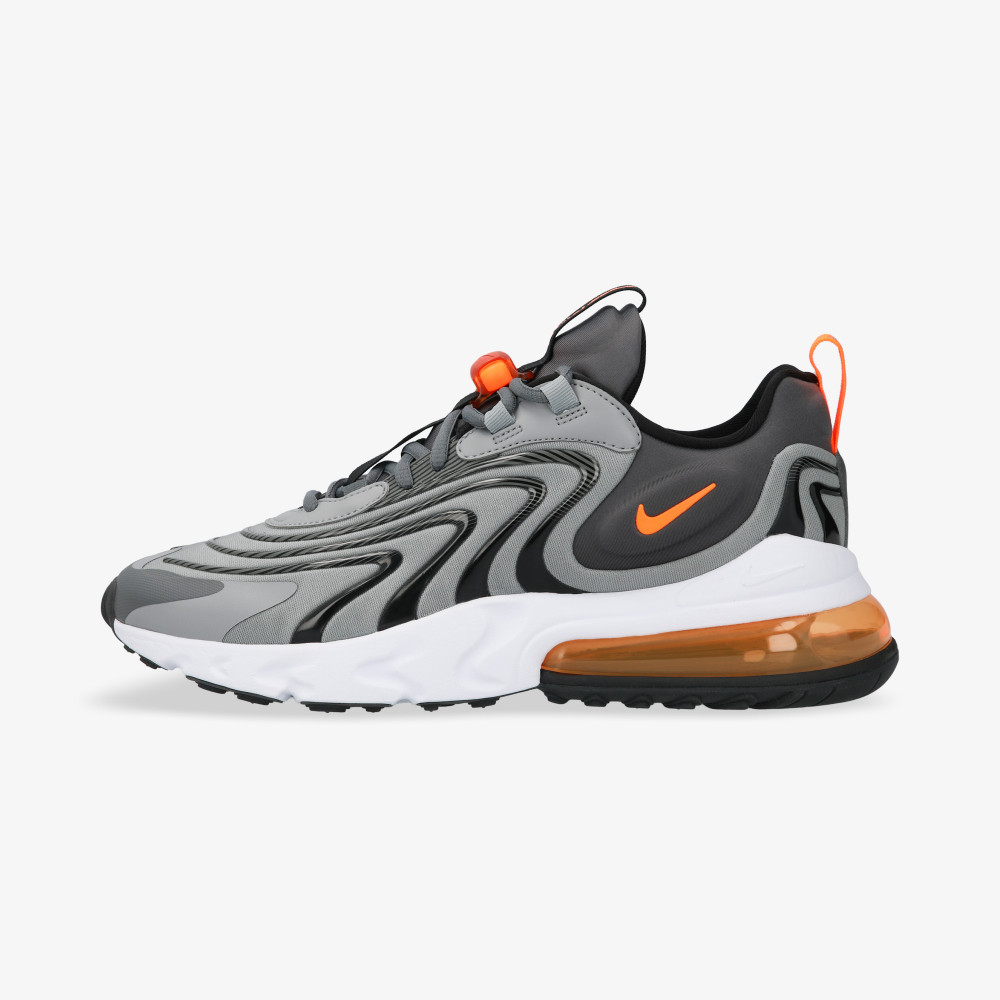 Nike air max 270 react grey and on sale orange