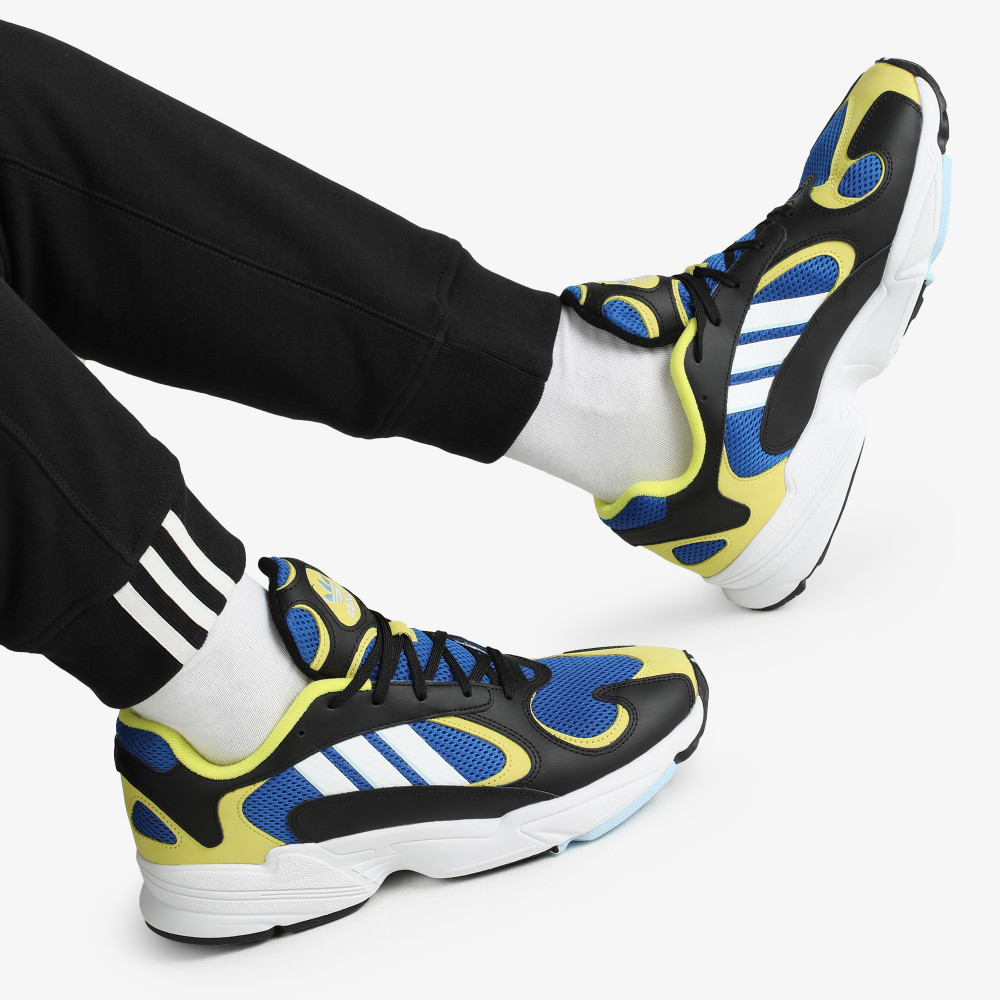 Adidas yung deals 1 blue yellow