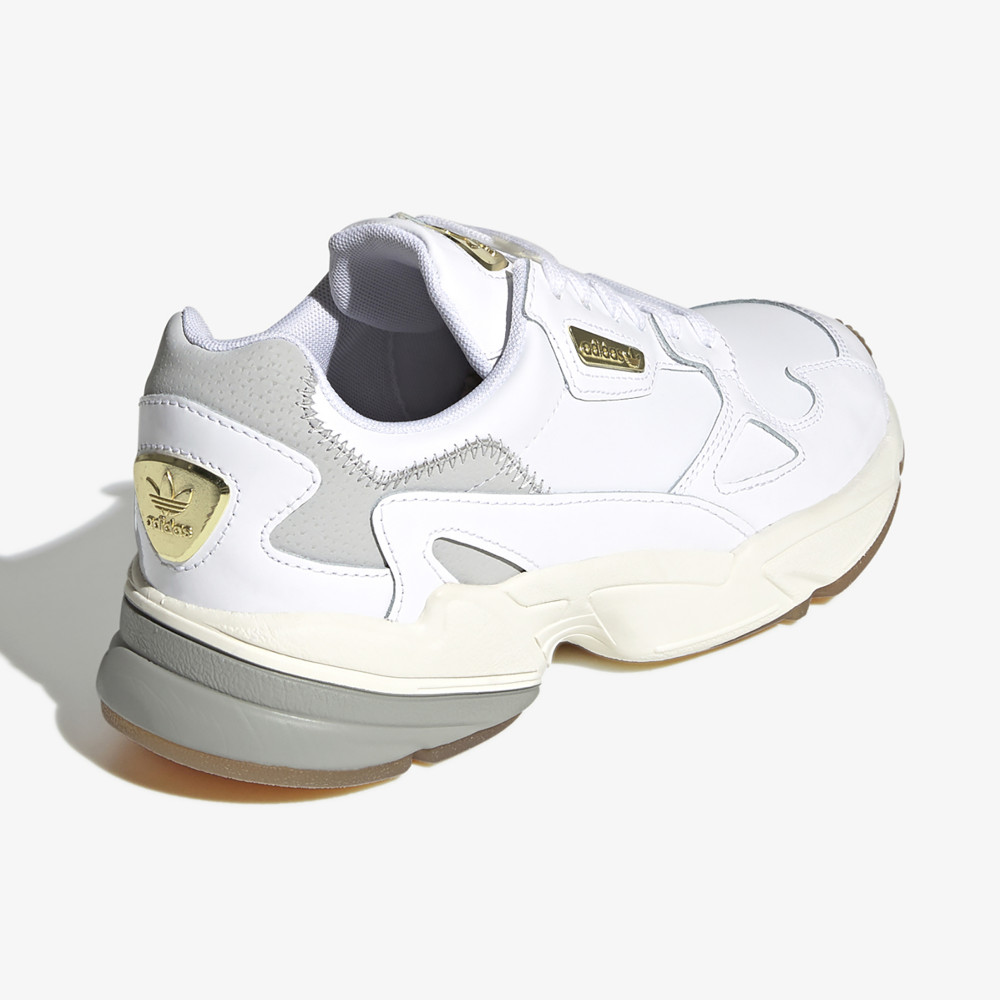 Adidas falcon blanc et or sale