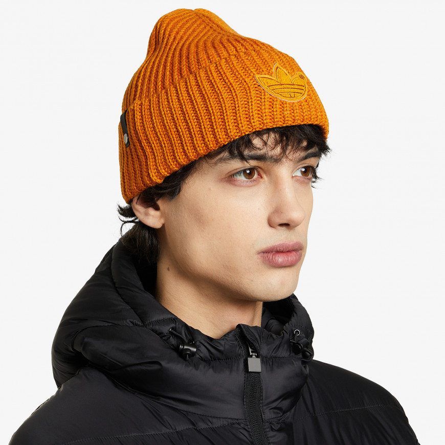 adidas mustard beanie