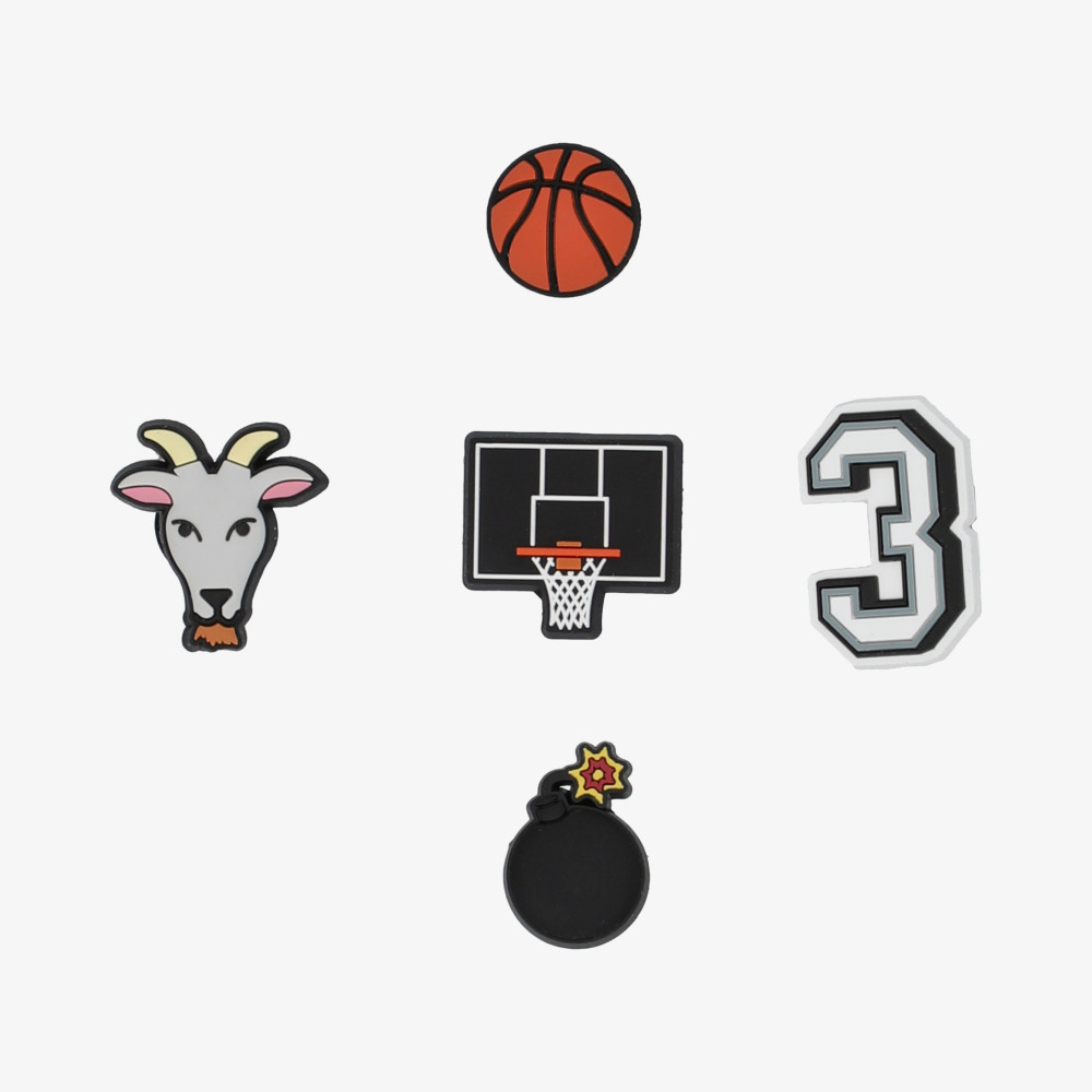 Jibbitz Crocs Basketball Star 5 Pack - фото 1