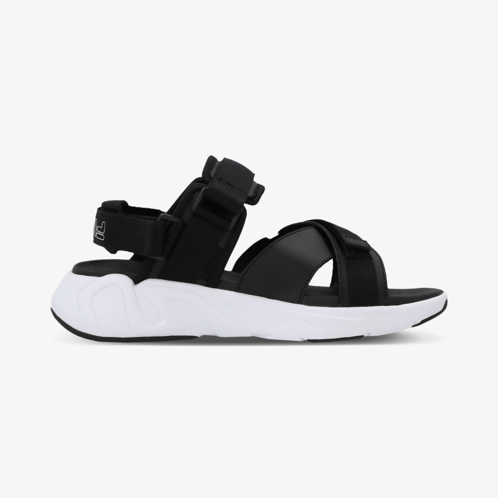 Fila hot sale sandals black