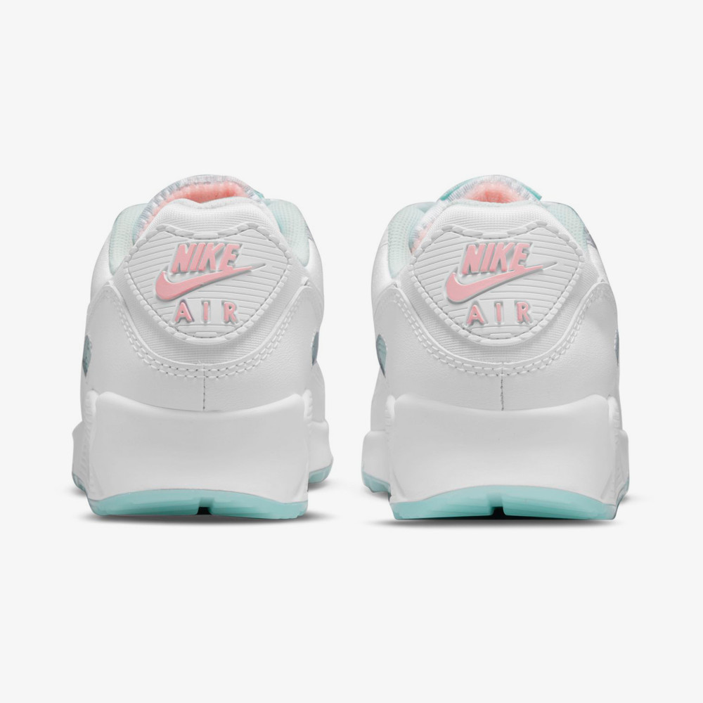 Nike air max 90 hotsell womens white pink blue