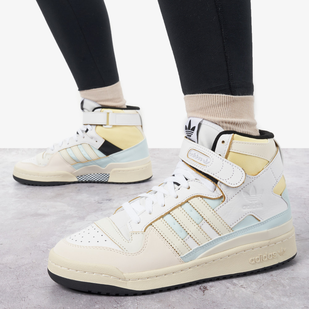 adidas Forum 84 Hi бежевый/желтый/голубой цвет — купить за 12499 руб. в  официальном интернет-магазине UrbanVibes