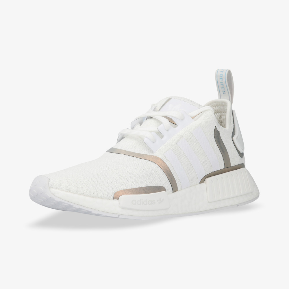 Adidas nmd r1 womens white/ecru outlet tint/metallic