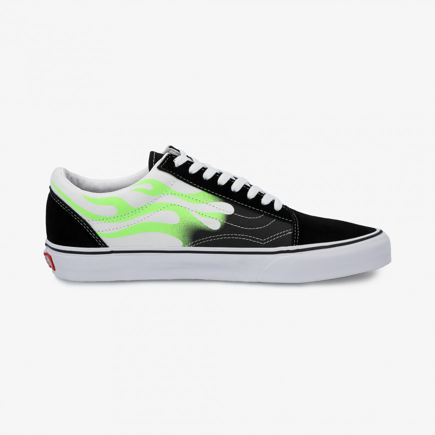 vans flame lace up