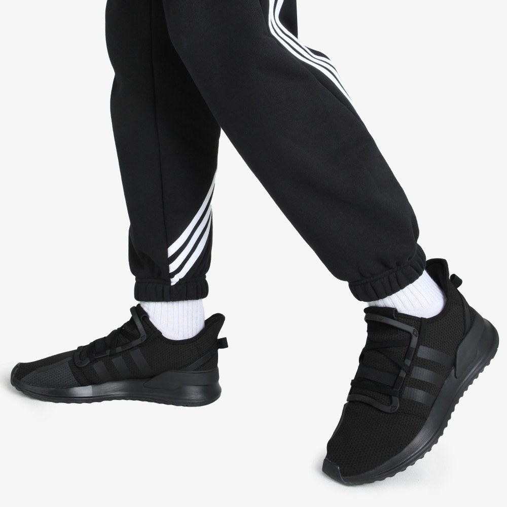 Adidas u path run black and white best sale