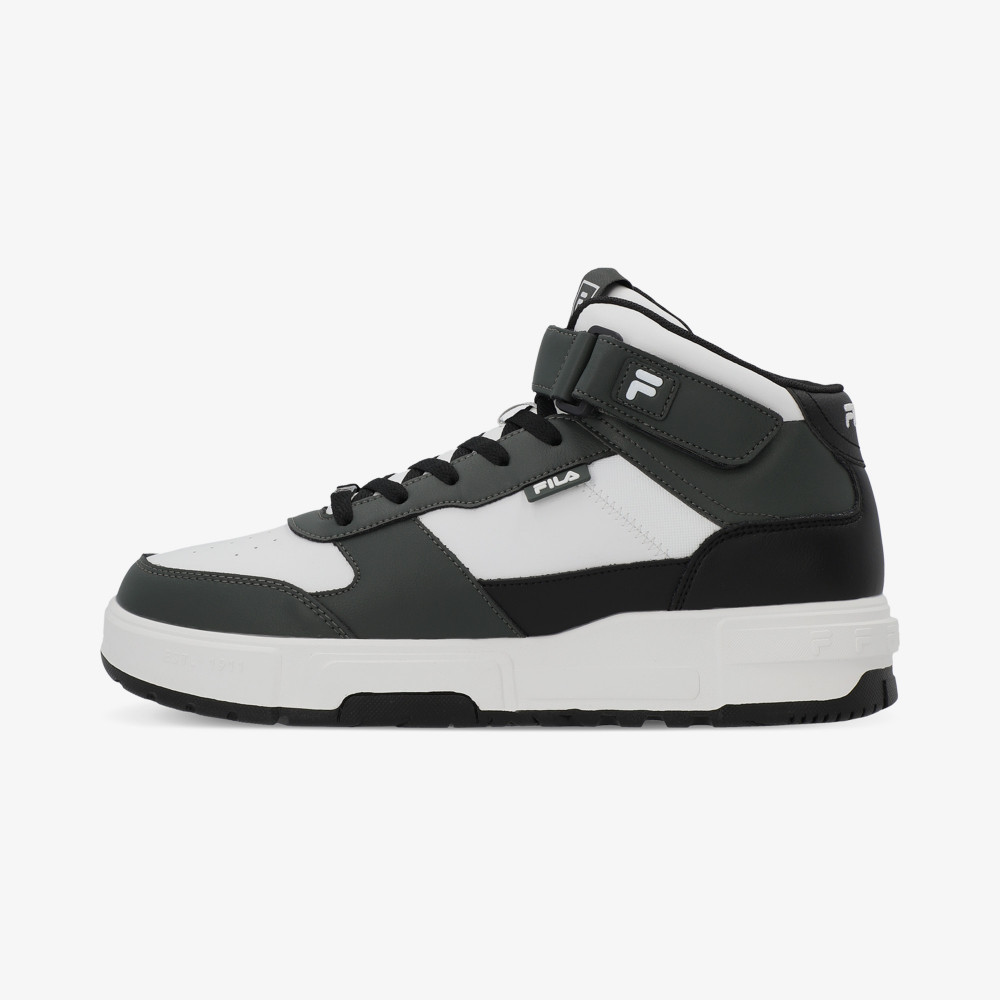 Fila black store high top shoes