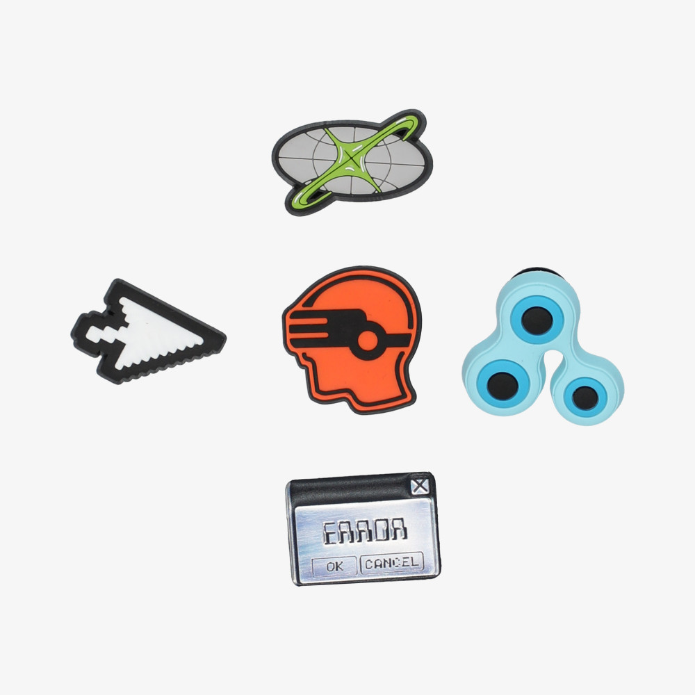 Jibbitz Crocs Gamer Boy 5 Pack - фото 2