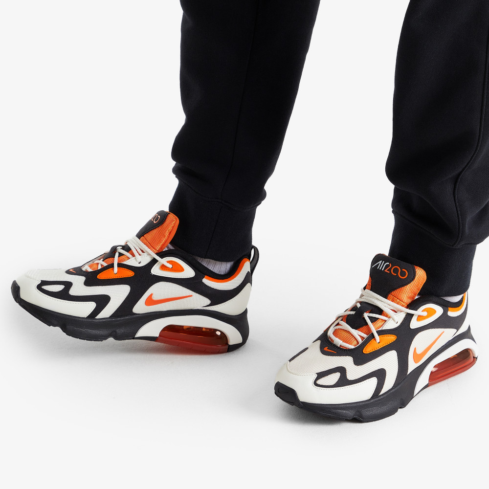 Nike air max store 200 orange black