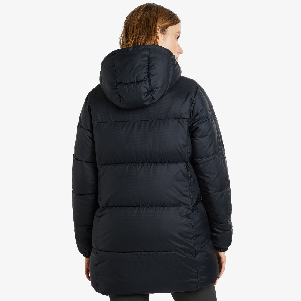 Columbia Puffect Mid Hooded Jacket черный цвет — купить за 7999 руб. в  официальном интернет-магазине UrbanVibes