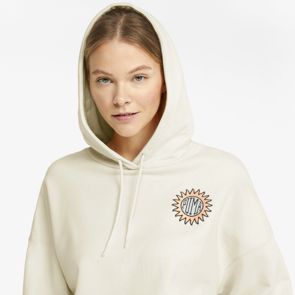 Женская худи PUMA Downtown Relaxed Graphic - фото 8
