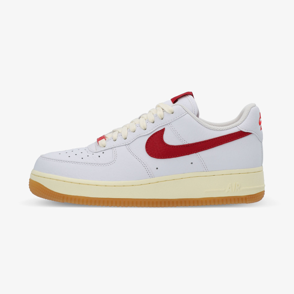 Air force 1 red laces best sale