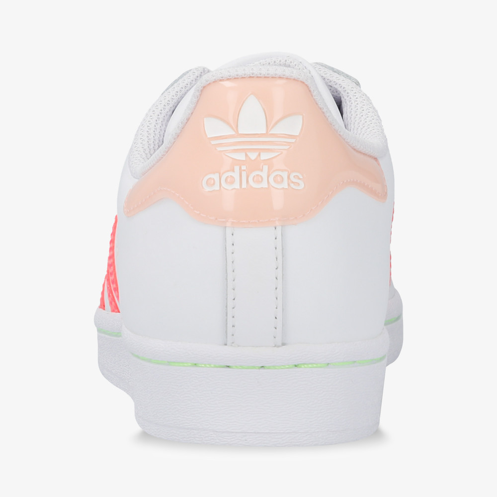 Adidas superstar clearance peach stripe