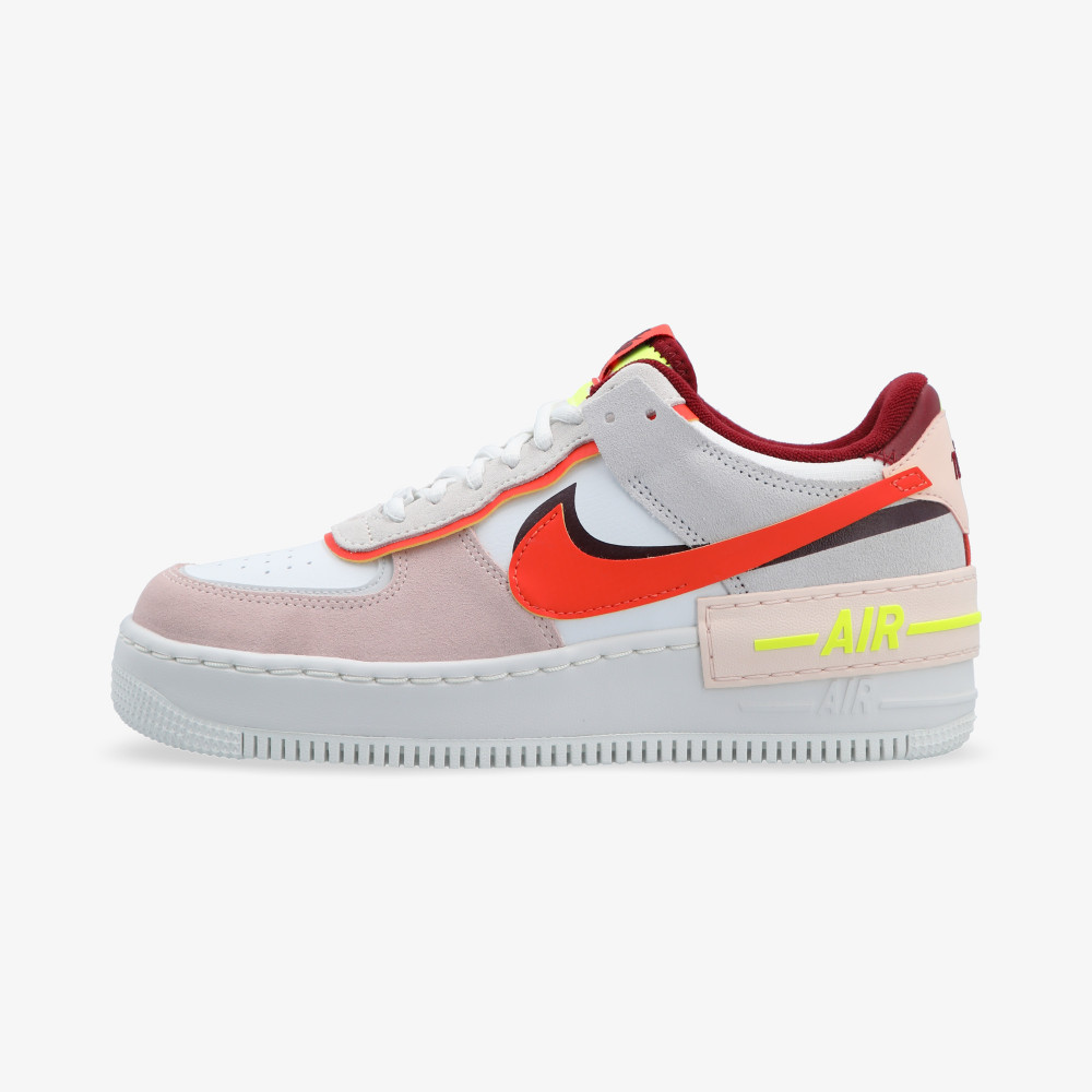 Nike air force shop 1 shadow white orange