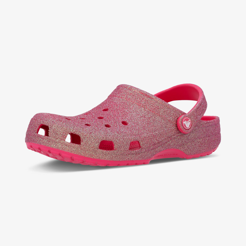 Женские сабо Crocs Classic Iridescent Glitter - фото 2