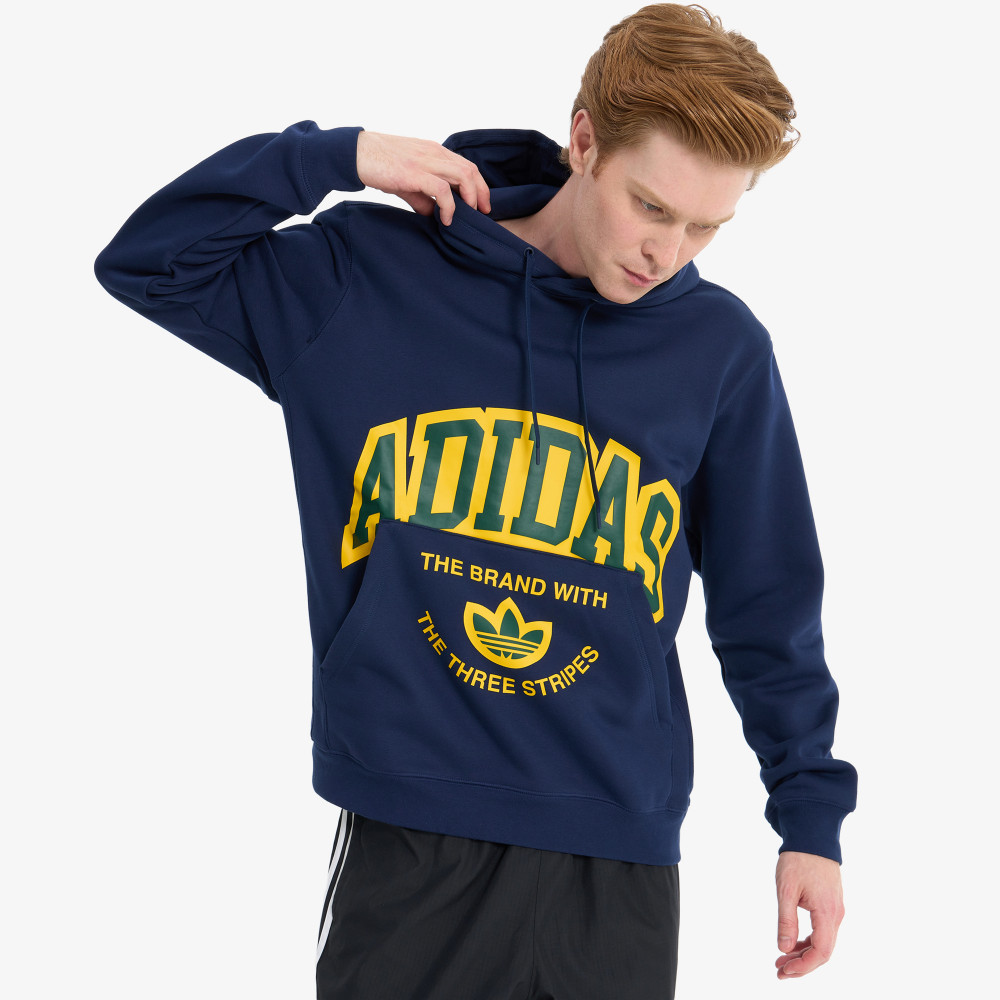 Мужская флисовая худи adidas VRCT - фото 1