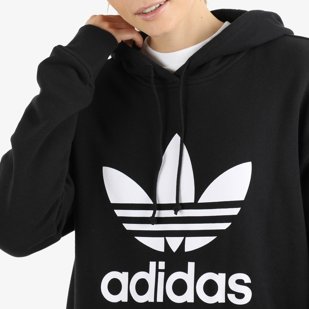 Adidas adicolor trefoil clearance hoodie