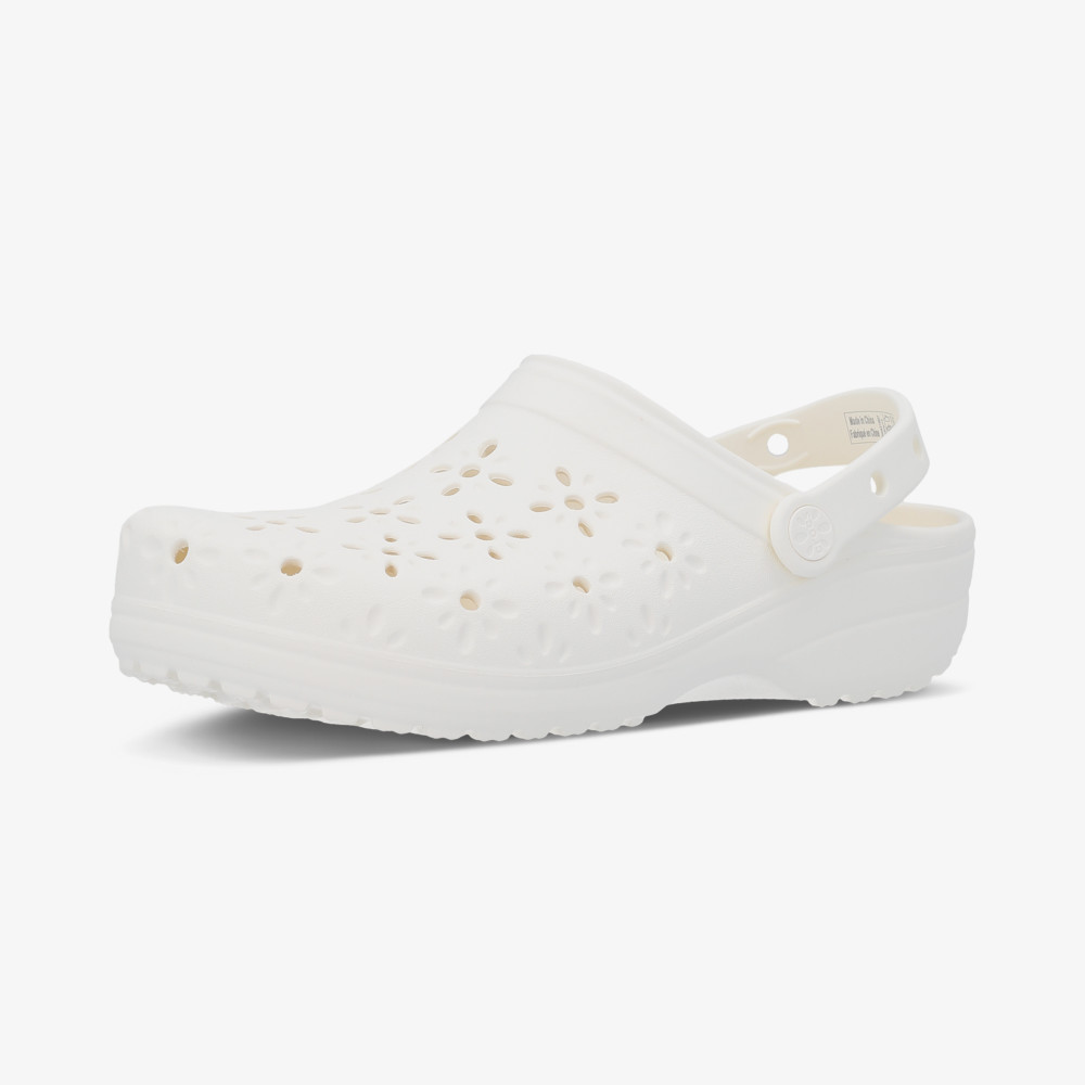 Женские сабо Crocs Classic Floral Cut Out - фото 2
