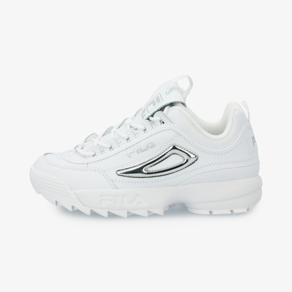 Fila disruptor 2 store white silver