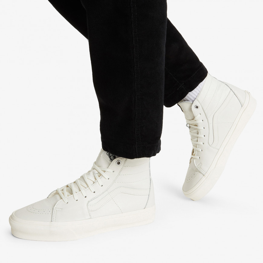 white vans sk8 hi mens